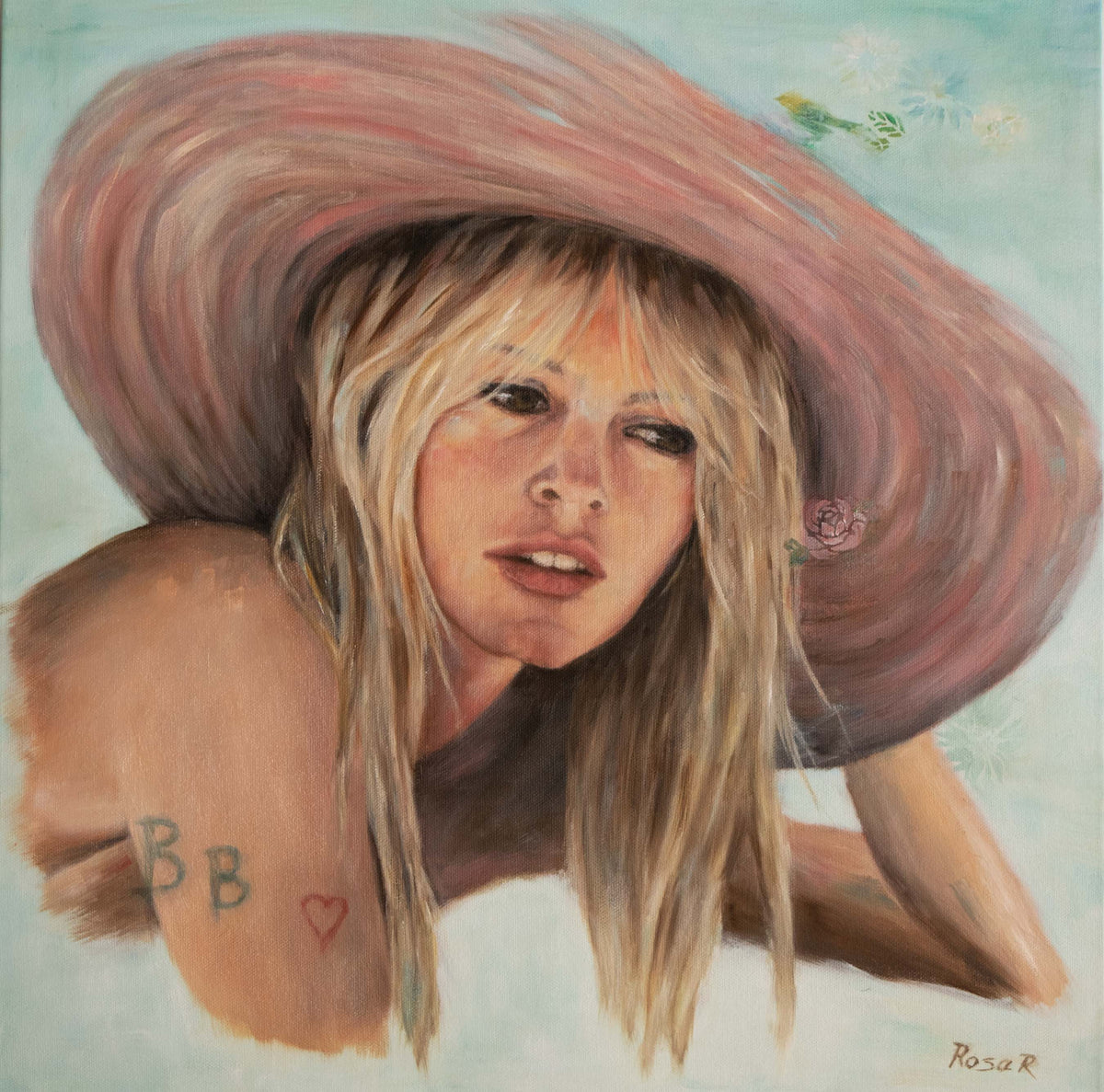 "Brigitte Bardot" Art Print
